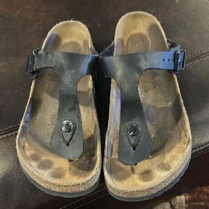 Kids Black Sandals